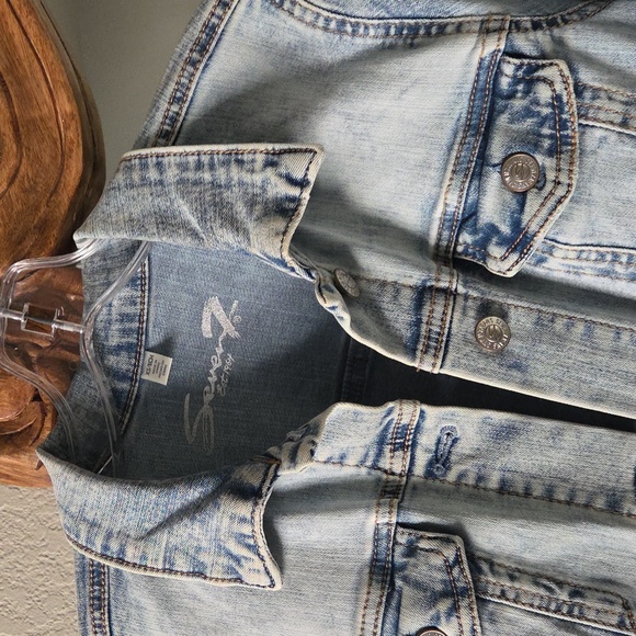 Seven7 Light Blue Denim Jacket NEW - Picture 4 of 10